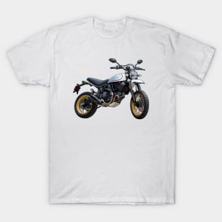 Scrambler Bike Illustration T-Shirt